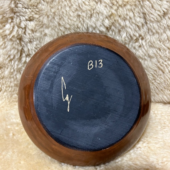 Carol Grace Loretta Santa Clara Jemez Avanyu bowl - Picture 6 of 7